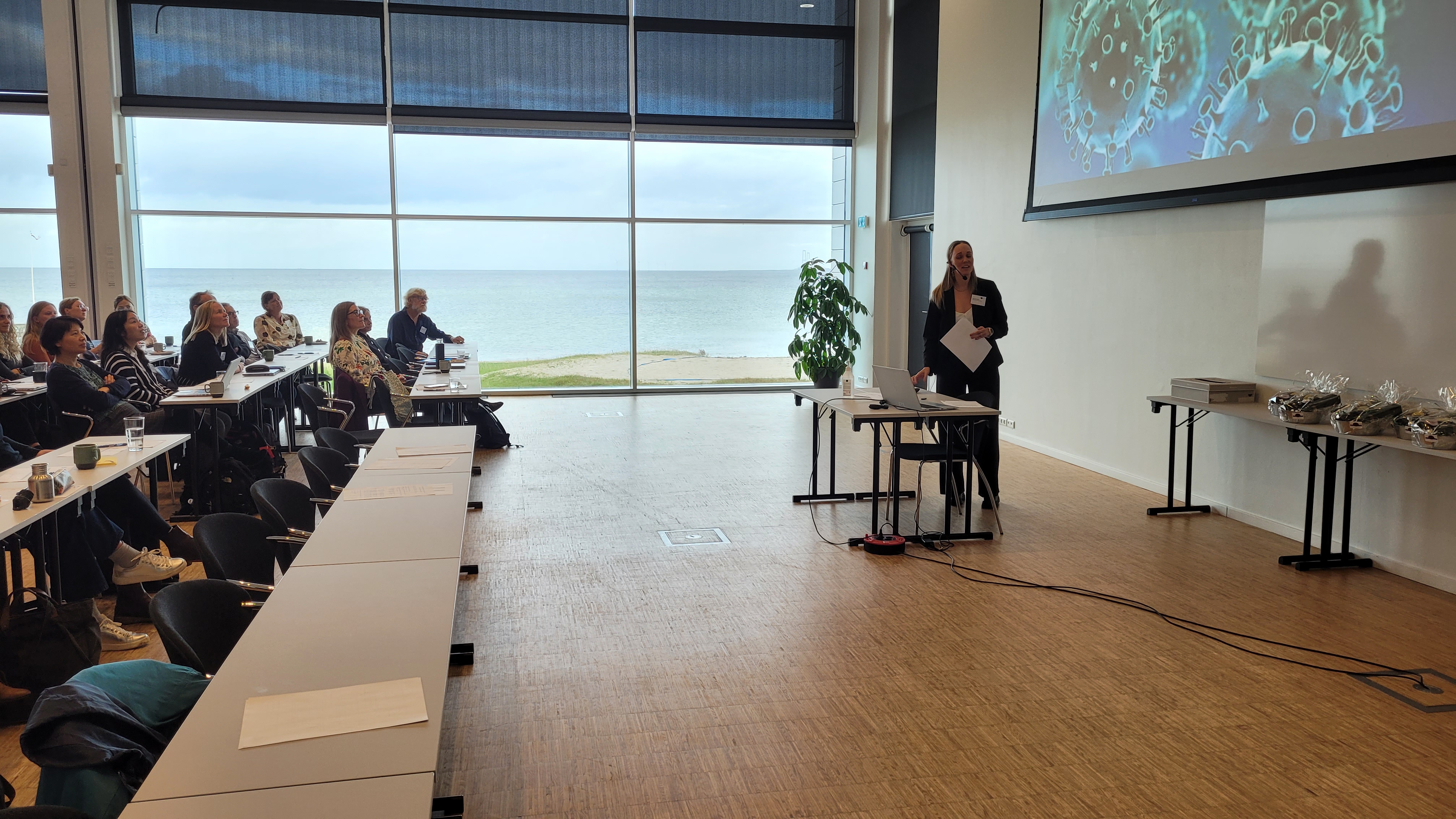 Formand, Julie Dreier, byder velkommen.