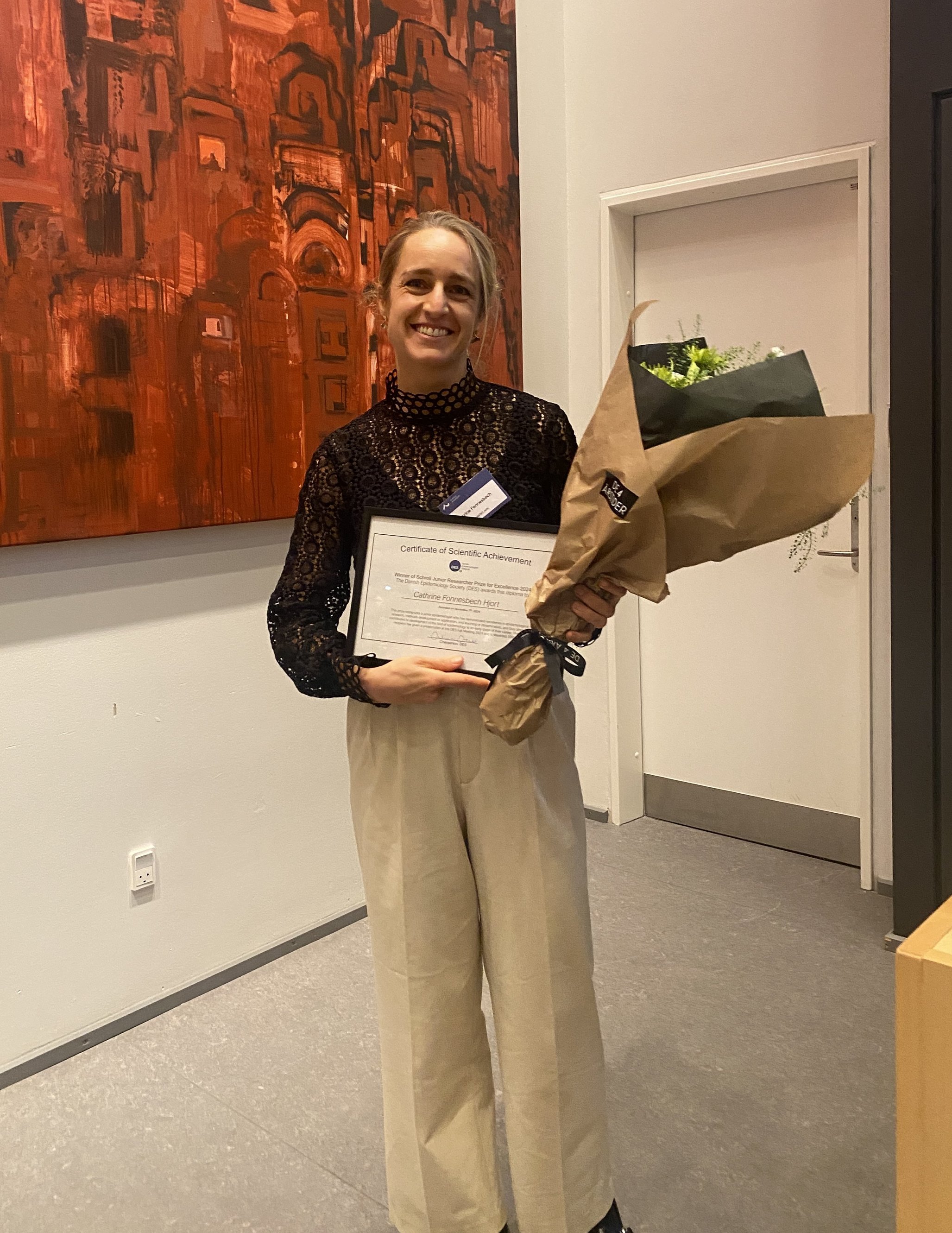 Cathrine Fonnesbech Hjorth vinder Schroll Prize for Excellence 2024